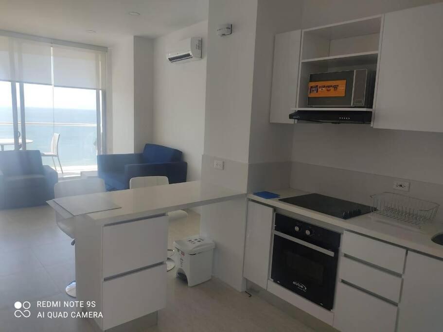 Magnifico Apartamento Con Vista Y Salida Al Mar Санта-Марта Экстерьер фото