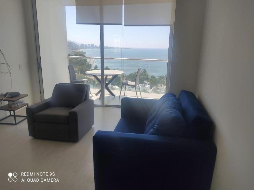 Magnifico Apartamento Con Vista Y Salida Al Mar Санта-Марта Экстерьер фото